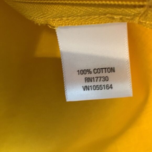 Merona size extra large short sleeve gold color blouse - Picture 5 of 7